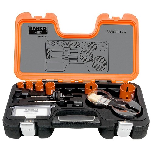 Hålsågsats BAHCO 3834-SET-62 9 delar