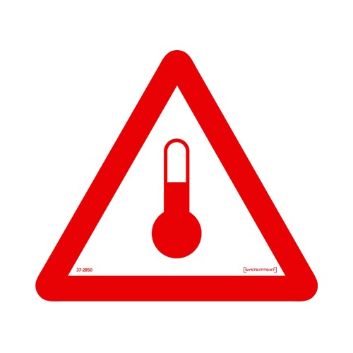 Sign ADR elevated temperature self-adhesive