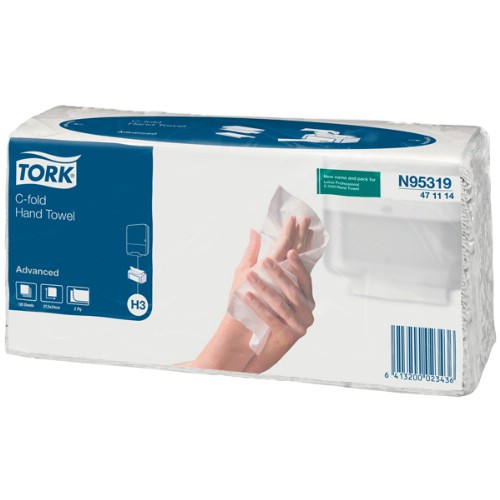 Pappershandduk TORK C-fold Advanced H3