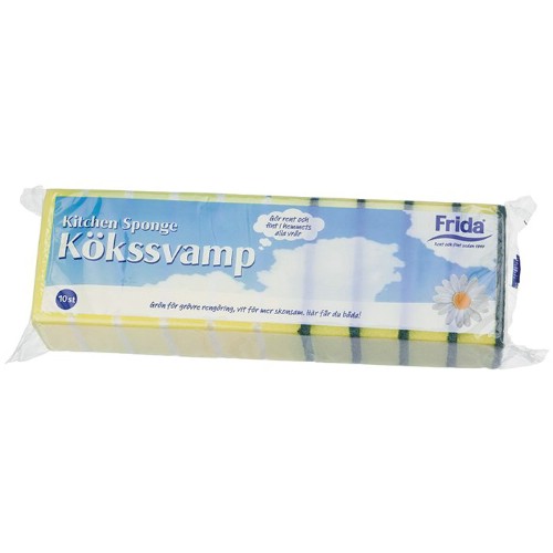 Hushållssvamp FRIDA 10-pack