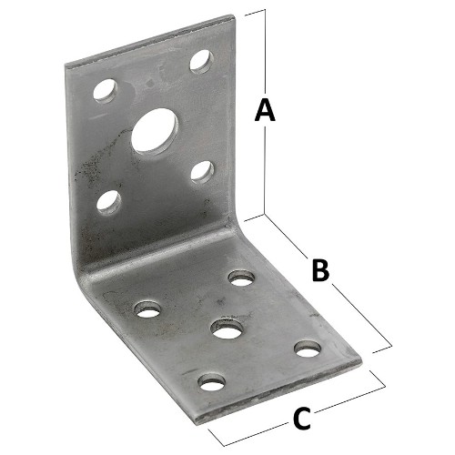 Vinkelbeslag FAST ABV Rostfri