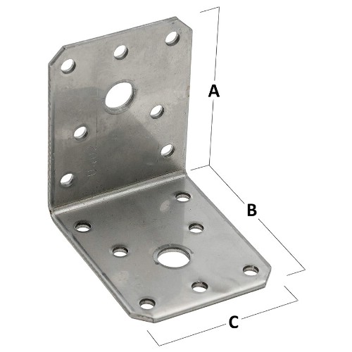 Vinkelbeslag FAST ABY Rostfri