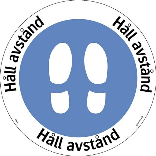 Golvdekal Håll avstånd