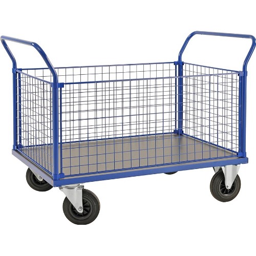 Lådvagn KM Serie 200 Nätsidor Pulverlackerad