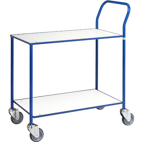 Bordsvagn KM Helsvetsad 2 hyllplan Pulverlackerad