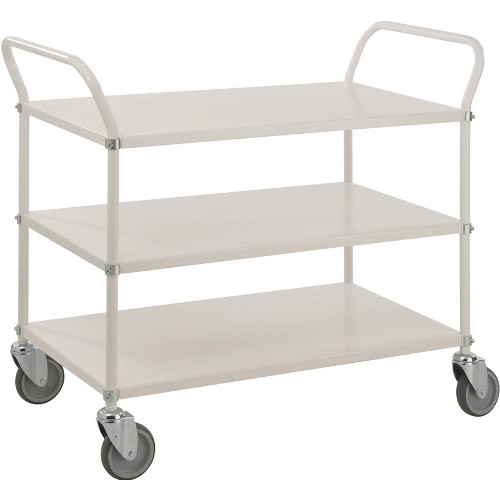 Hyllvagn KM 3 hyllplan Pulverlackerad