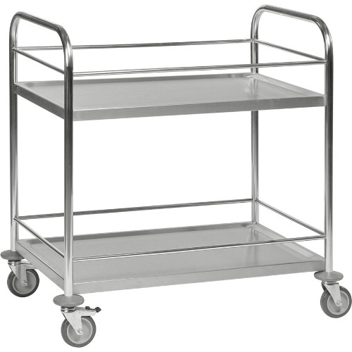 Bordsvagn KM 2 hyllplan med sarg Rostfri C2 18/0