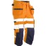 Orange/Marinblå
