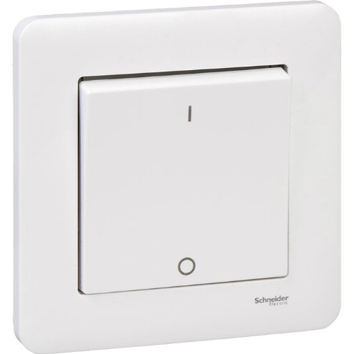 Strömbrytare SCHNEIDER ELECTRIC Exxact infälld med ram