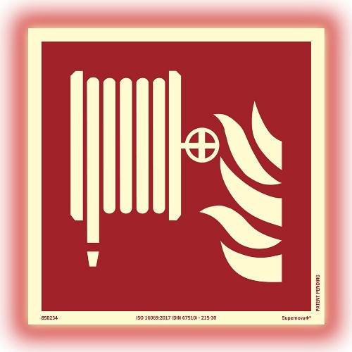 Skylt brandpost Supernova+ färgefterlysande