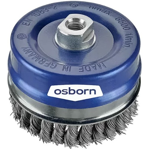 Axialborste OSBORN Virad Stål Gängad med stödring