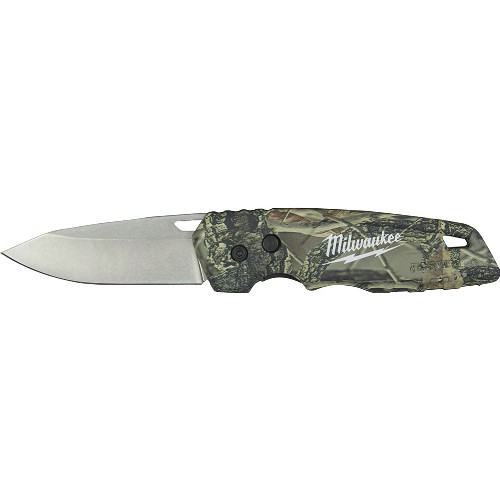 Folding knife MILWAUKEE Fastback Camo fixed blade