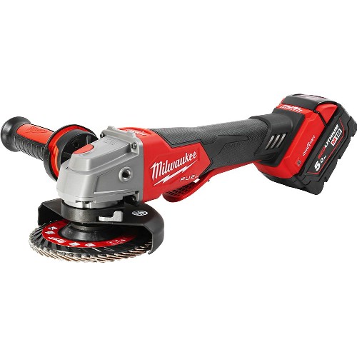 Vinkelslip MILWAUKEE M18 ONEFSAG125XPDB-502X 18 V Vinkelslip MILWAUKEE M18 ONEFSAG125XPDB-502X 18 V