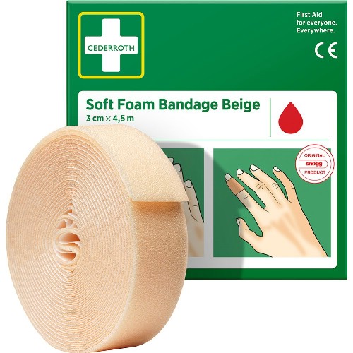 Finger bandage CEDERROTH Soft Foam Bandage Beige