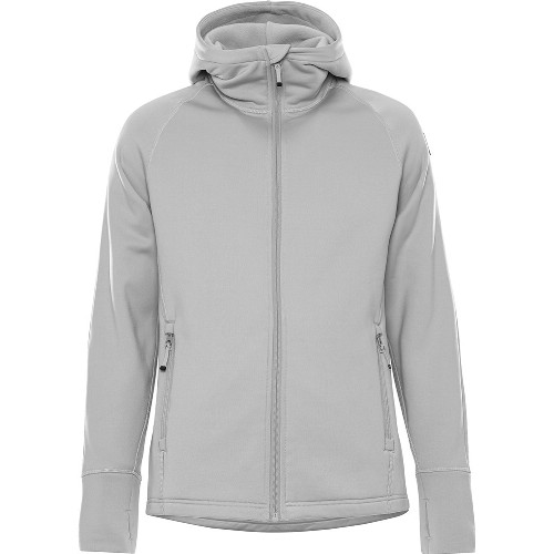 Fleecejacka FRISTADS Cobalt Polartec Power Stretch Hoodie Outdoor Dam