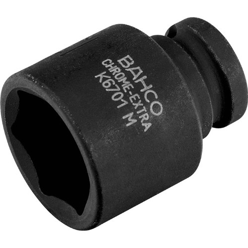 Krafthylsa 1/4" 6-kant mm BAHCO KM6701M magnetisk