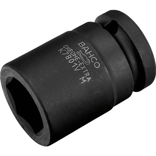 Krafthylsa 1/2" 6-kant mm BAHCO K7801VM förstärkt