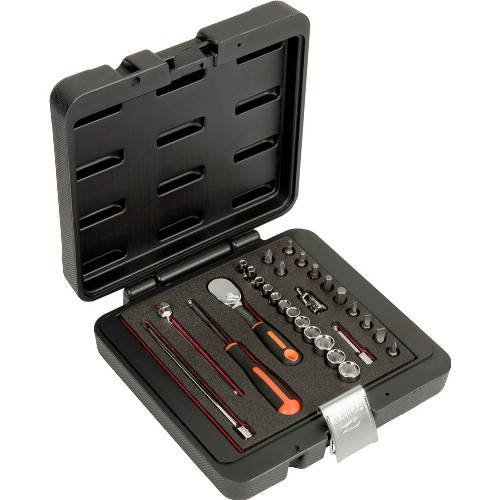 Hylsnyckelsats 1/4" mm 27-delar BAHCO 6715GJ