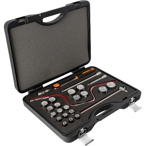 Hylsnyckelsats 1/2" mm 25-delar BAHCO 7819DRN