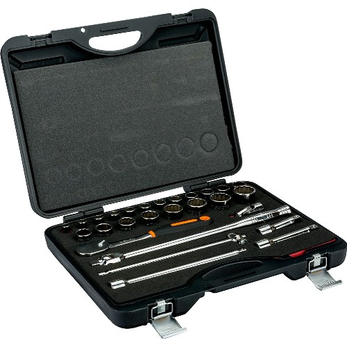 Hylsnyckelsats 1/2" mm 25-delar BAHCO 7888DM