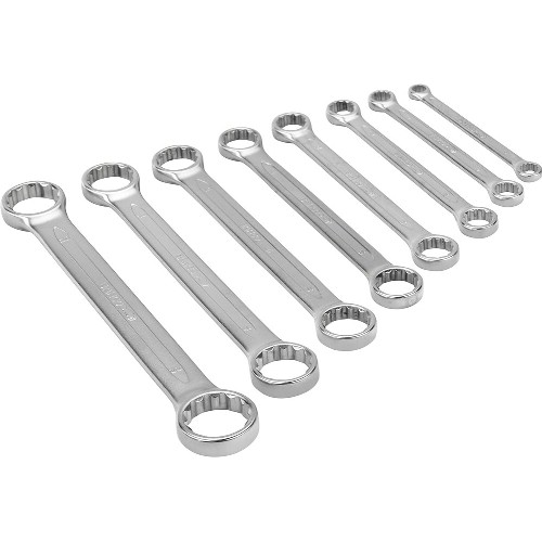 Ringnyckelsats dubbel mm platt BAHCO 4M/8