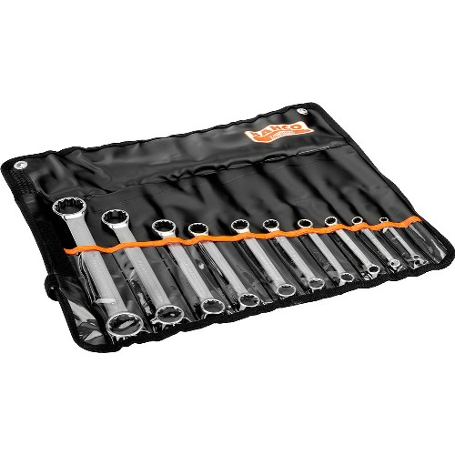 Ringnyckelsats dubbel mm platt BAHCO 4M/10T