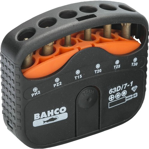 Bitssats 1/4" BAHCO 63D/7-1