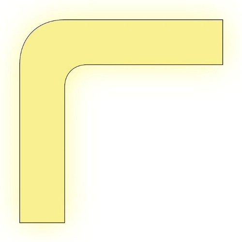 Skylt trappstegsmark GlowLite Nova efterlysande