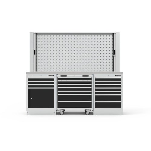 Verkstadsinredning, KAMASA TOOLS 3 modul med rullj