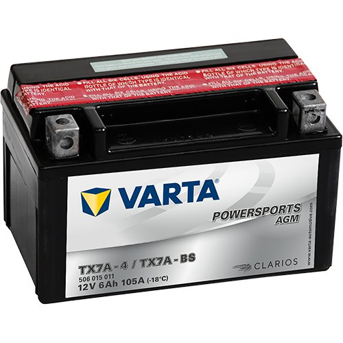 Batteri MC 12V 6Ah AGM