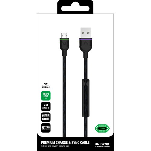 Premium Micro-USB kabel 2,0 m