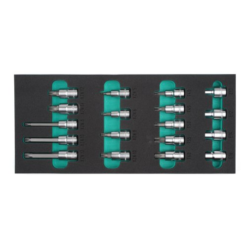 Hylsor XZN, KAMASA TOOLS T och E, kort och lång, 1