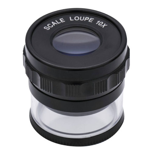 Verkstadslupp Limit med mätskala. Ring för fokuser